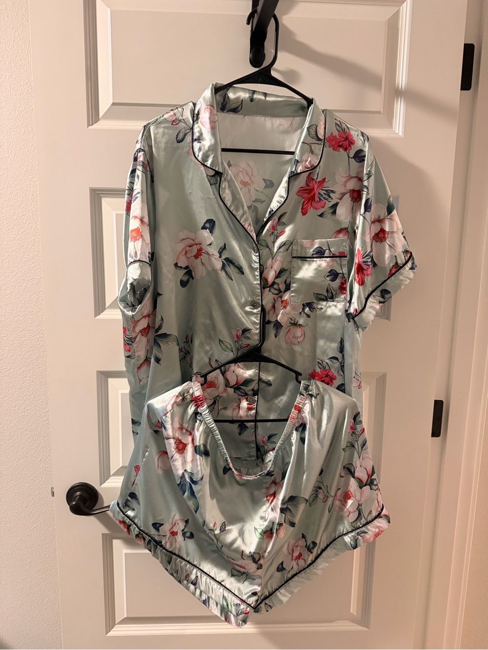 3 sets Satin Short Pajama Set